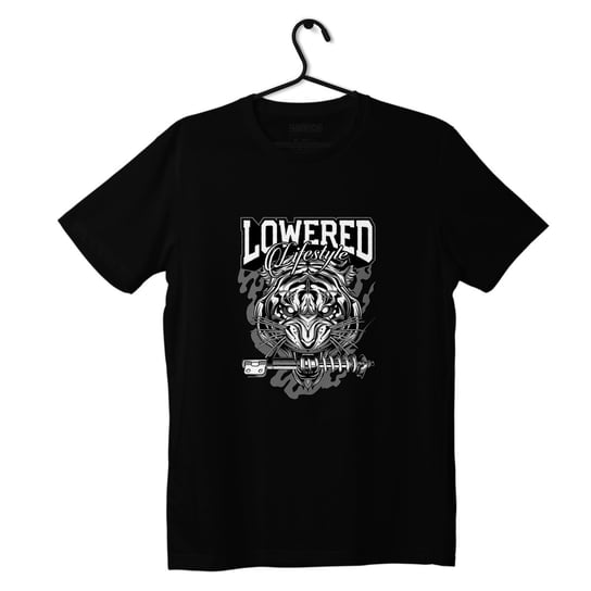Czarny T-shirt koszulka LOWERED LIFESTYLE-3XL ProducentTymczasowy