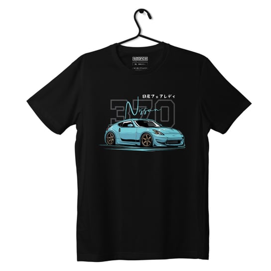 Czarny T-shirt koszulka NISSAN 370Z-3XL ProducentTymczasowy
