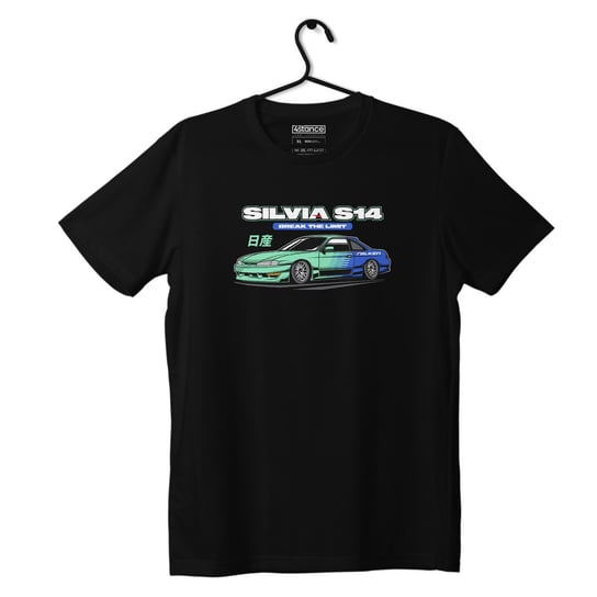 Czarny T-shirt koszulka NISSAN SILVIA S14 FALKEN-3XL ProducentTymczasowy