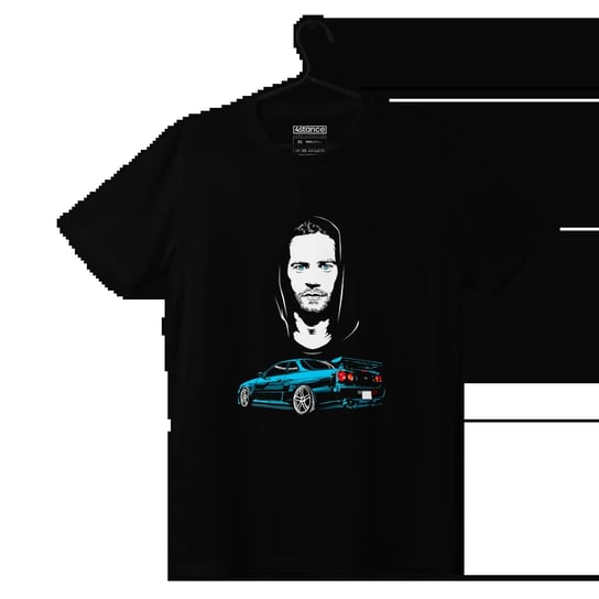 Czarny T-shirt koszulka PAUL WALKER Skyline-4XL ProducentTymczasowy