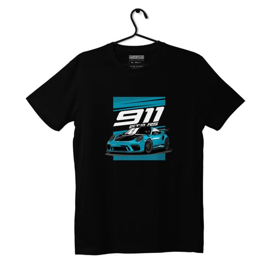 Czarny T-shirt koszulka Porsche 911 GT3 RS-M ProducentTymczasowy