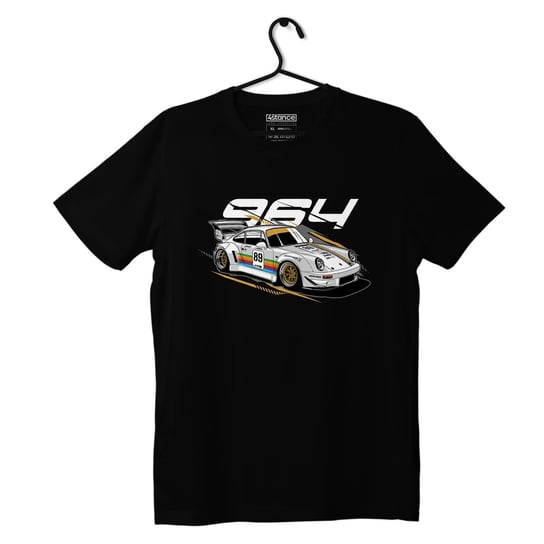 Czarny T-shirt koszulka Porsche 964-4XL ProducentTymczasowy