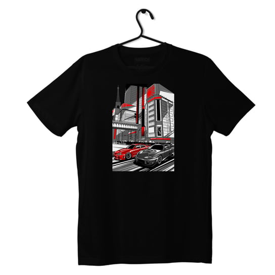 Czarny T-shirt koszulka RIVALS-4XL ProducentTymczasowy
