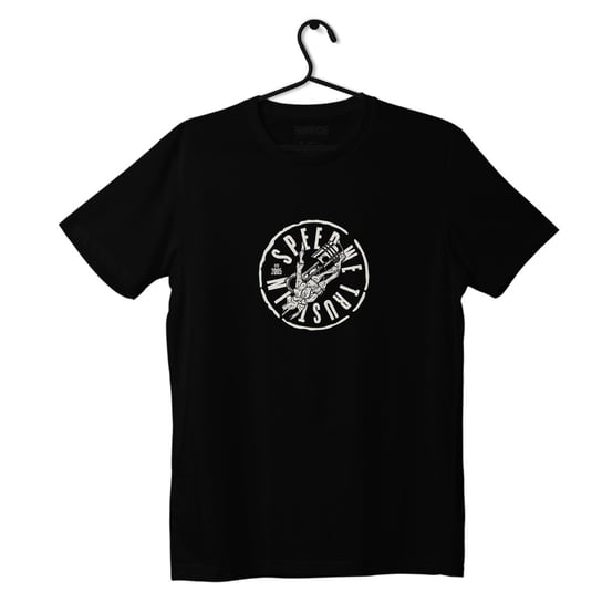Czarny T-shirt koszulka SKULL PISTON-L ProducentTymczasowy