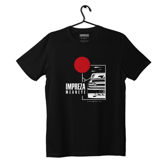 Czarny T-shirt koszulka SUBARU IMPREZA MEANEYE-3XL ProducentTymczasowy