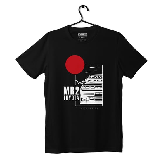 Czarny T-shirt koszulka TOYOTA MR2-4XL ProducentTymczasowy