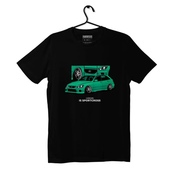 Czarny T-shirt LEXUS IS Sportcross zielony-3XL ProducentTymczasowy