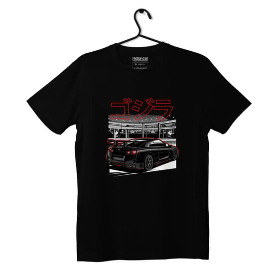 Czarny T-shirt Nissan Skyline GT-R R35 Back-XS ProducentTymczasowy
