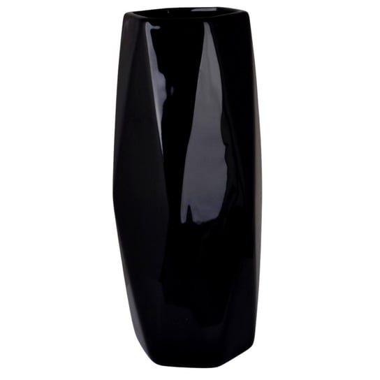 Czarny wazon ceramiczny - Penta 20,5 cm Duwen
