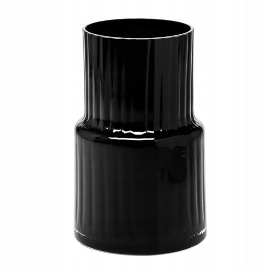Czarny wazon Synergy KROSNO 20cm szklany Krosno