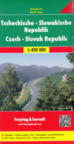 Czechy i Słowacja. Mapa samochodowa 1:400 000 Opracowanie zbiorowe