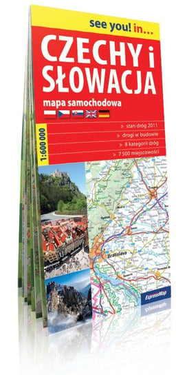 Czechy i Słowacja. Mapa samochodowa 1:600 000 Expressmap Polska Sp. z o.o.