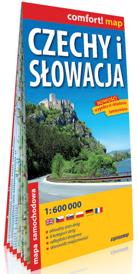 Czechy i Słowacja. Mapa samochodowa 1:600 000 Opracowanie zbiorowe