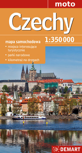Czechy. Mapa samochodowa 1:500 000 Opracowanie zbiorowe