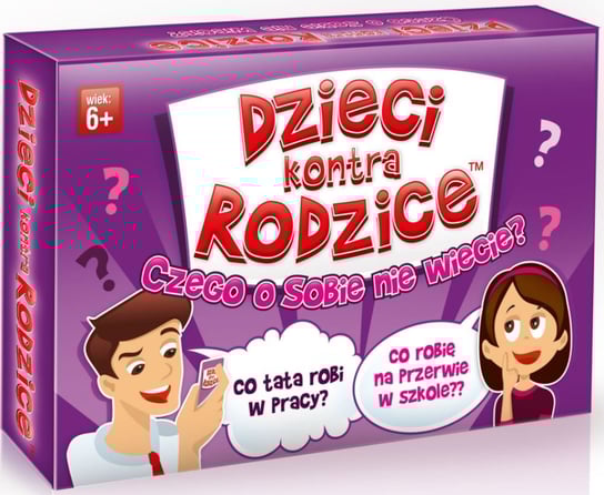 Czego o sobie nie wiecie dzieci kontra rodzice, gra rodzinna, Kangur Kangur