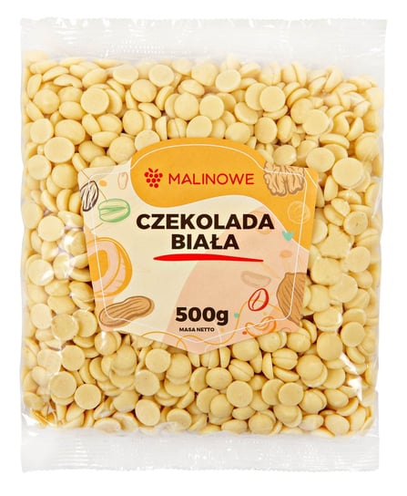 Czekolada biała 500G Malinowe