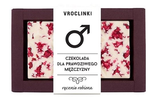 Czekolada biała z żurawiną - Dzień Mężczyzn Vroclinki Vroclinki - Wrocławskie Praliny