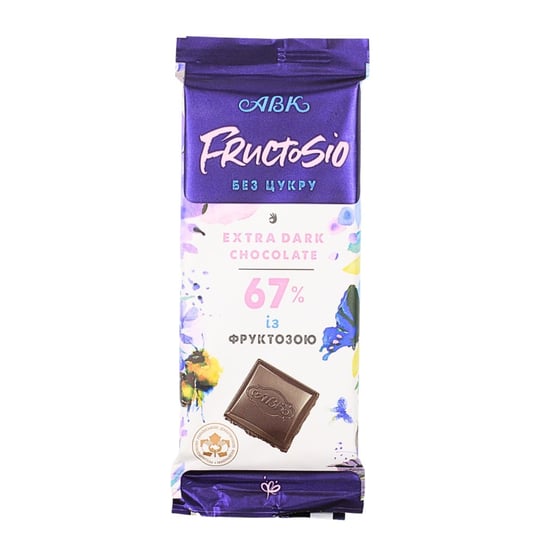 Czekolada extraczarna 67% kakao bez cukru "AVK" 90g Inna marka