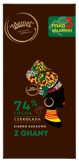 Czekolada Gorzka 74% z ziarnem z Ghany Wawel 100g Wawel