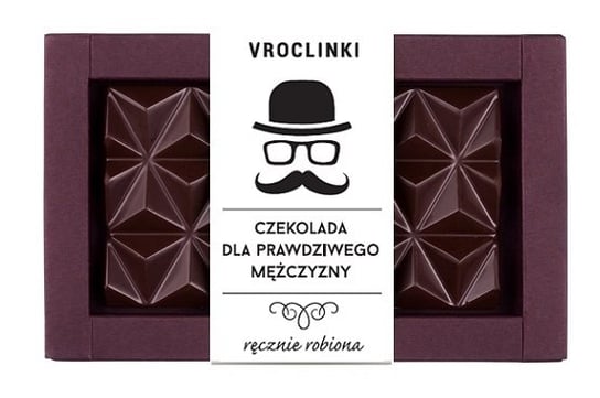 Czekolada gorzka bez dodatków - Dzień Mężczyzn Vroclinki Vroclinki - Wrocławskie Praliny