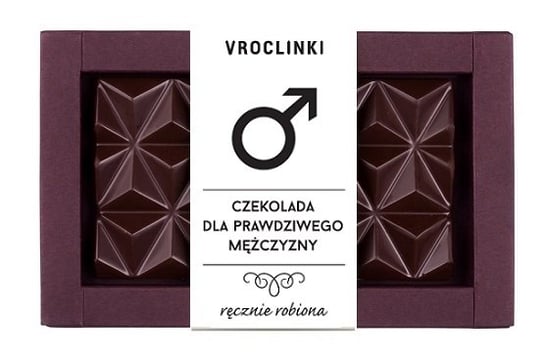 Czekolada gorzka bez dodatków - Dzień Mężczyzn Vroclinki Vroclinki - Wrocławskie Praliny