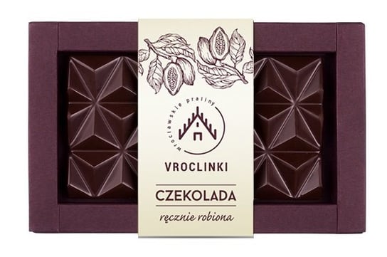 Czekolada Gorzka Bez Dodatków - Ecru Vroclinki - Wrocławskie Praliny