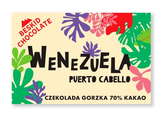 Czekolada Gorzka Wenezuela Puerto Cabello 70% Beskid Chocolate
