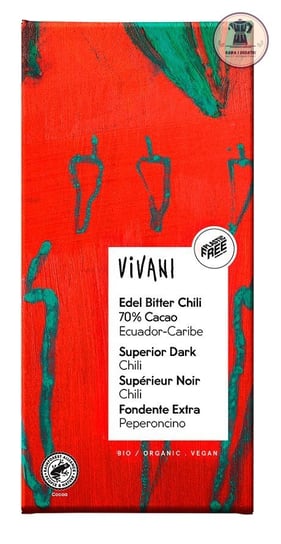 Czekolada Gorzka Z Chili Bio 100 G - Vivani Vivani