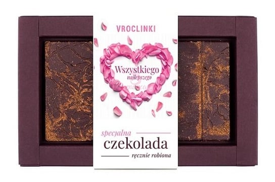 Czekolada gorzka z chilli - Dzień Kobiet Vroclinki Vroclinki - Wrocławskie Praliny