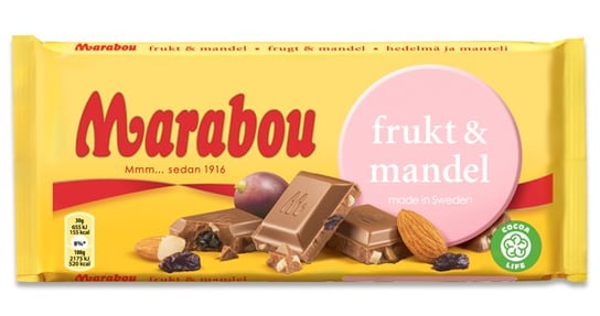 Czekolada Marabou Frukt Mandel Mondelez