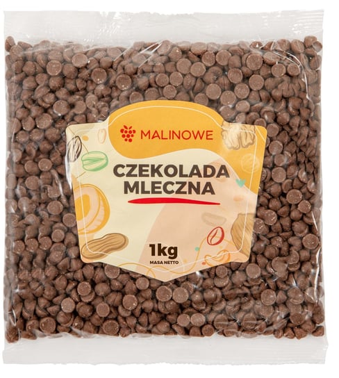 Czekolada mleczna  1KG Malinowe