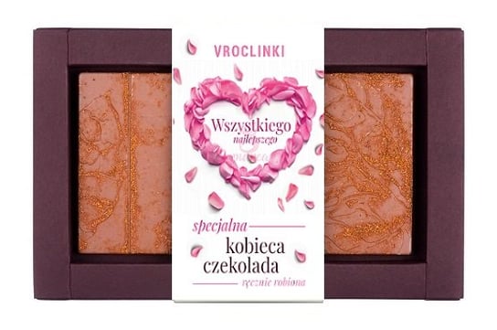 Czekolada mleczna bez cukru z chilli - Dzień Kobiet Vroclinki Vroclinki - Wrocławskie Praliny