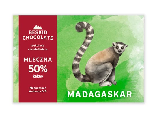 Czekolada mleczna Madagaskar Ambanja Superior BIO 50% Beskid Chocolate