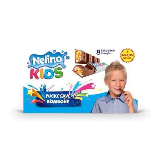 Czekolada Mleczna Nelino Kids Cracked Candies 96 G Nelino