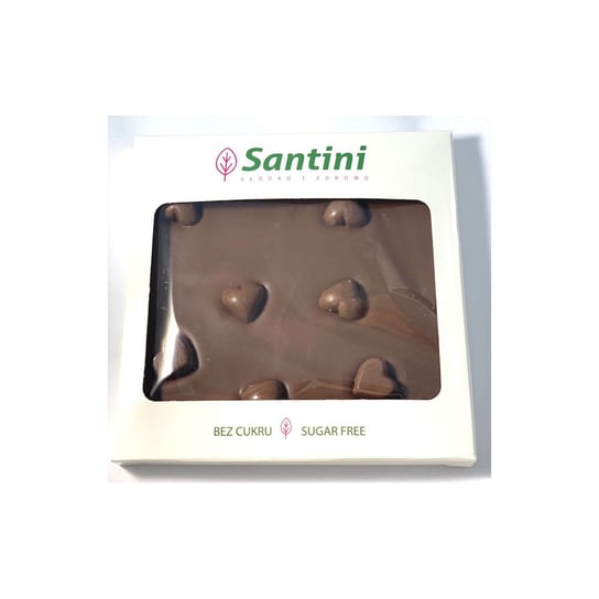 Czekolada mleczna słodzona maltitolem 80g Santini Santini