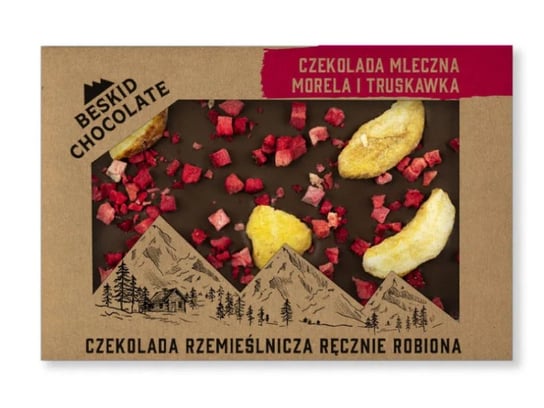 Czekolada Mleczna Z Morelami I Truskawkami Beskid Chocolate