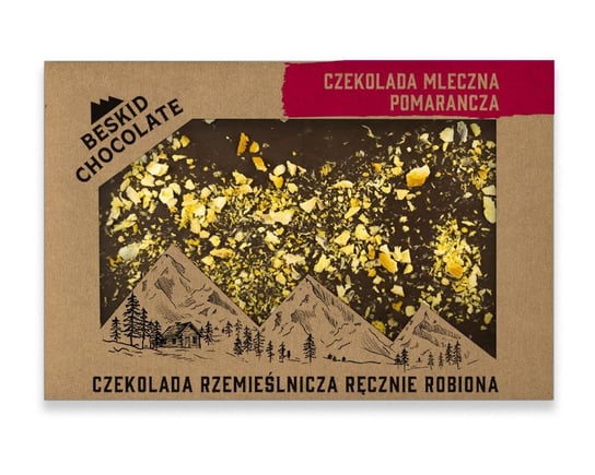 Czekolada Mleczna Z Pomarańczą Beskid Chocolate