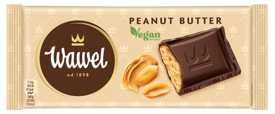 Czekolada nadziewana Peanut Butter Vegan Friendly Wawel 87g Wawel