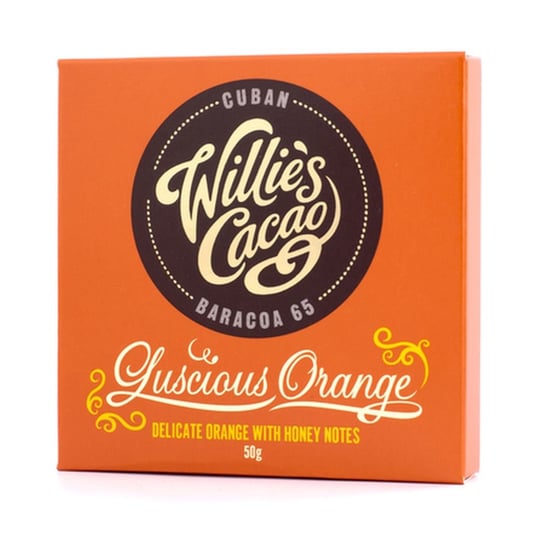 Czekolada pomarańczowa WILLIE'S CACAO Luscious Orange Kuba, 50 g Willie's Cacao