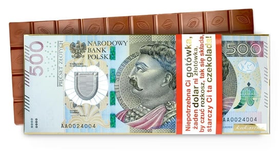 Czekolada Premium 012 Banknot (500Zł) Kukartka