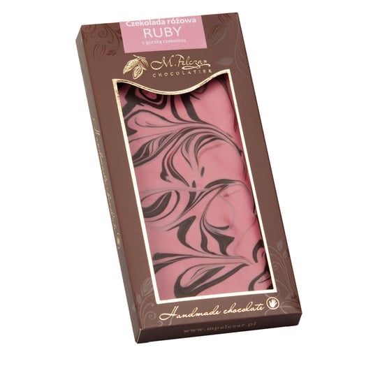 Czekolada różowa RUBY z gorzką czekoladą M. Pelczar Chocolatier