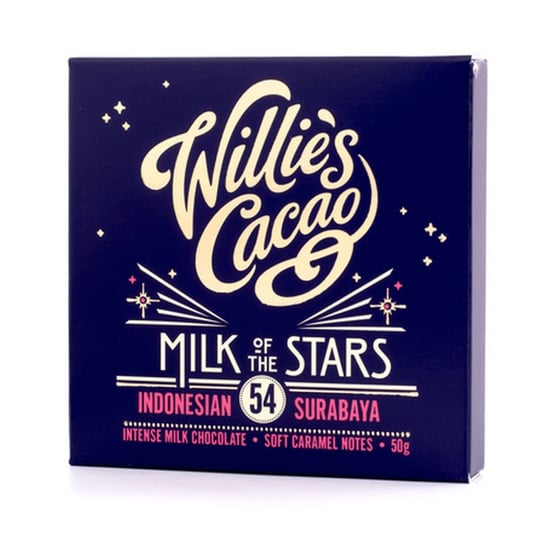 Czekolada WILLIE'S CACAO Milk of the Stars Indonezja, 50 g Willie's Cacao