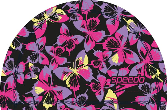Czepek Pływacki Dziecięcy Speedo Printed Pace Cap Black/Pink Speedo
