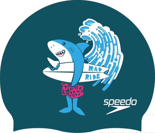 Czepek Pływacki Junior Speedo Slogan Cap Jupluto/Azure Speedo