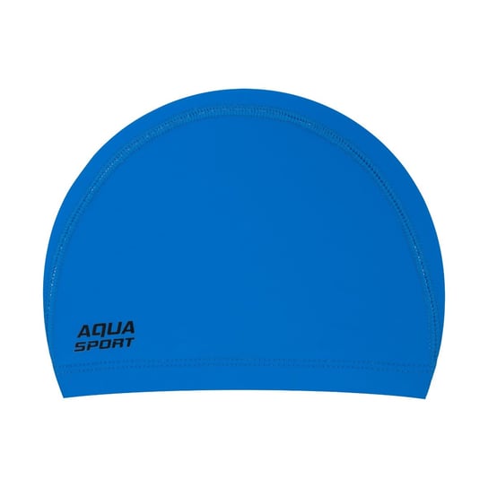 Czepek pływacki na basen materiałowy dla dorosłych Aqua-Sport Pu Cap Blue AQUA SPORT