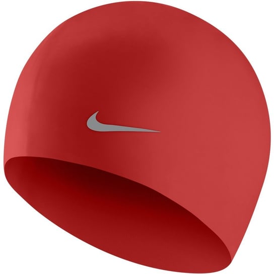 Czepek pływacki Nike Os Solid Junior czerwony TESS0106-614 Nike