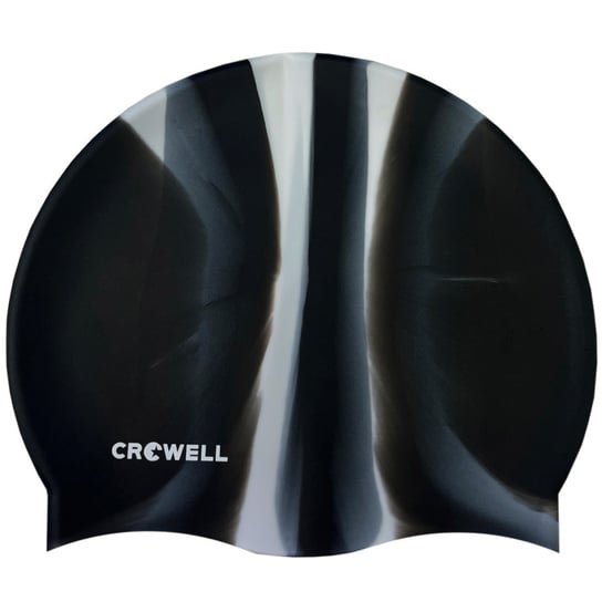 Czepek pływacki silikonowy Crowell Multi Flame czarno-szary kol.11 Crowell