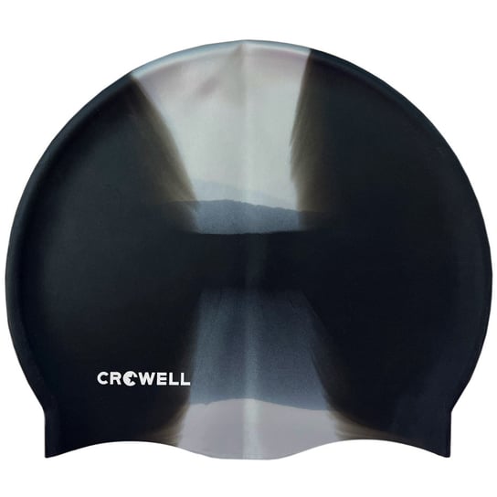Czepek pływacki silikonowy Crowell Multi Flame czarno-szary kol.16 Crowell