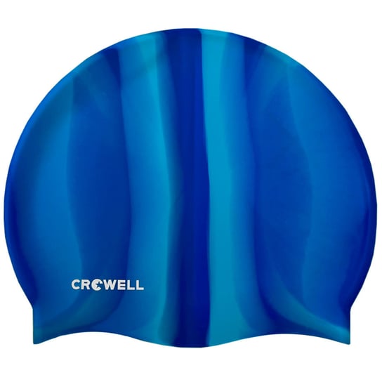 Czepek pływacki silikonowy Crowell Multi Flame niebieski kol.13 Crowell