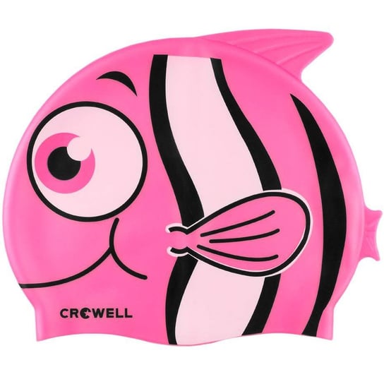 Czepek Pływacki Silikonowy Dla Dzieci Crowell Nemo Jr Różowy Crowell